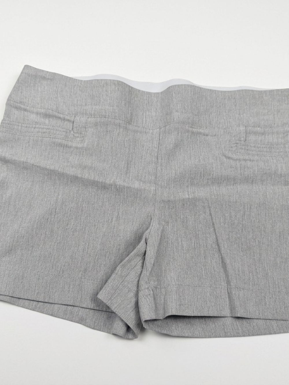 Maurices Gray Textured Comfort Stretch Tailored Dress Shorts Size XL